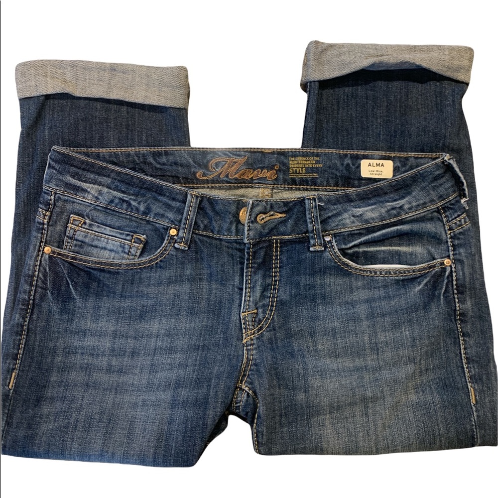 Mavi Alma low rise cropped jeans